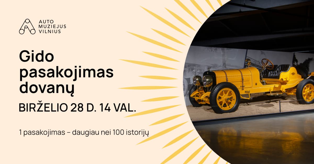 Dovanojame gido pasakojimą, event in Vilnius