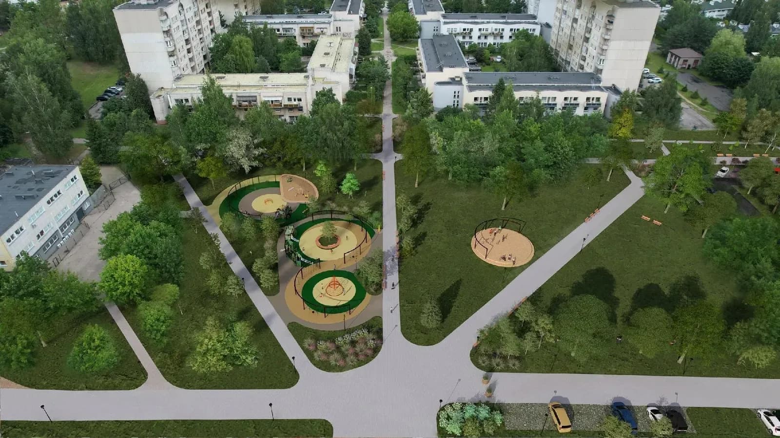 Gautas leidimas Ugnijos skvero ir Čikagos alėjos Pašilaičiuose transformacijai | VisitVilnius.lt