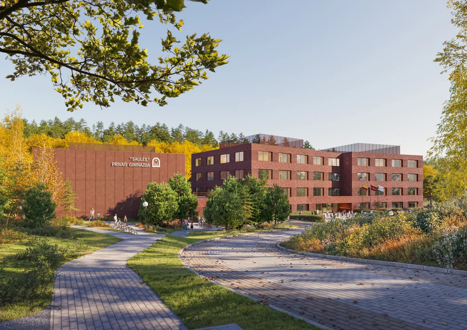 Vilniuje planuojamas naujas „Saulės" privačios gimnazijos kompleksas | VisitVilnius.lt