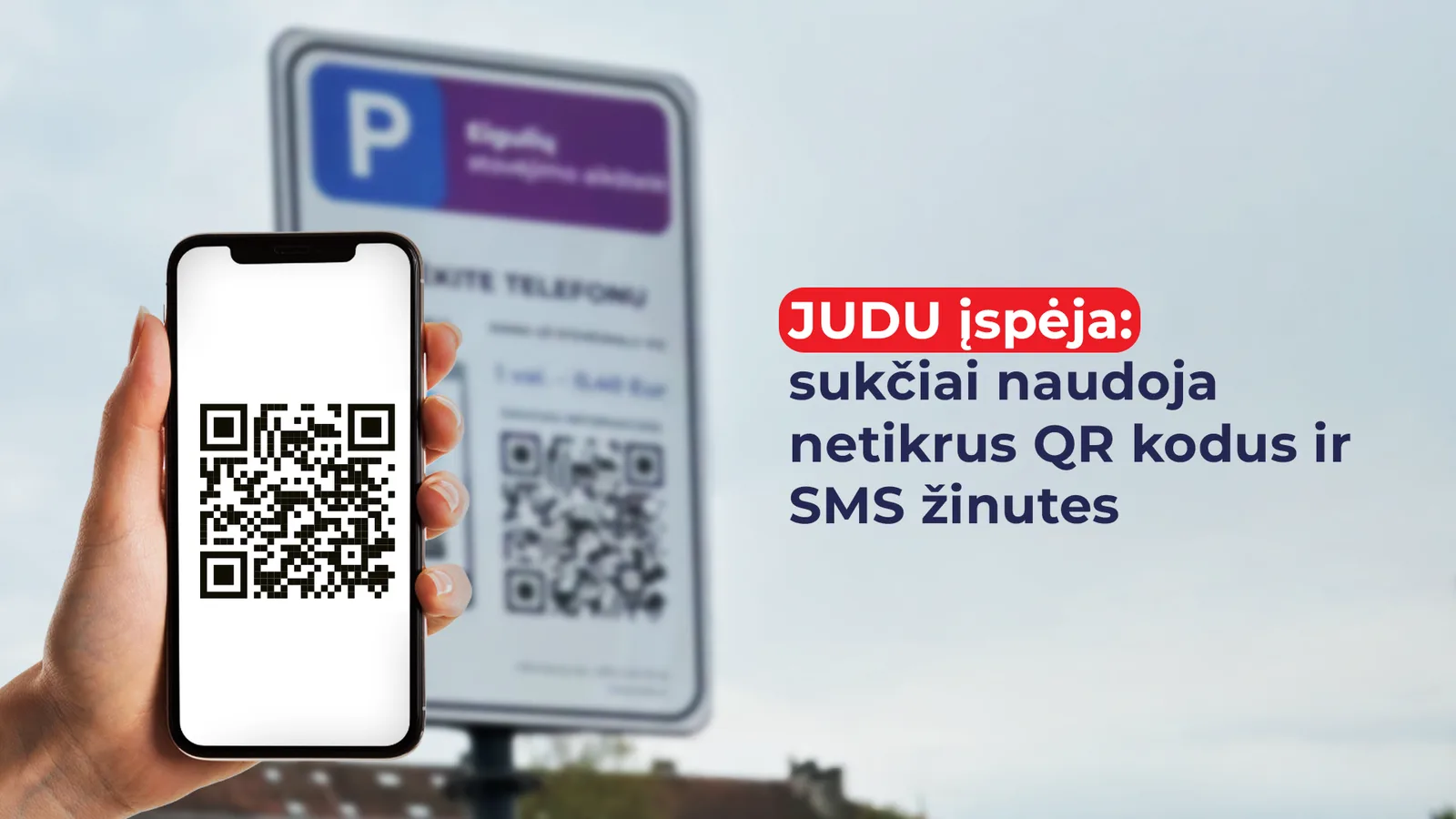 Netikri QR kodai ant Vilniaus parkomatų: ką daryti, Vilniaus naujienos