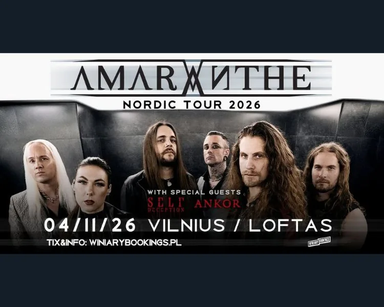AMARANTHE, событие в Вильнюсе