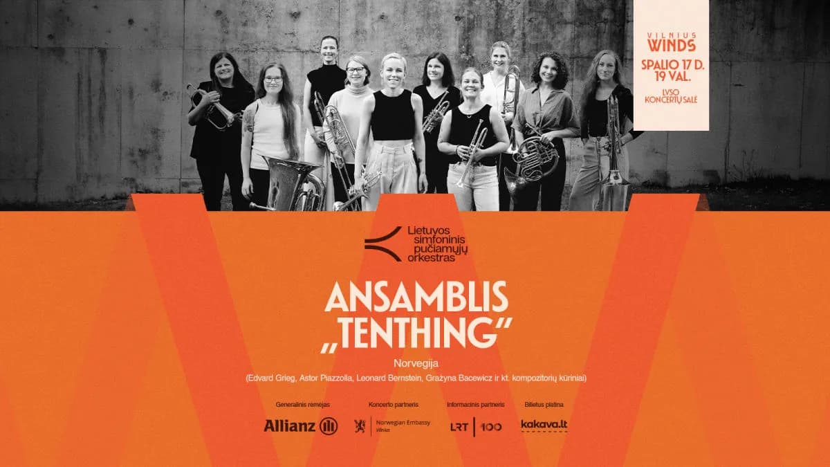 АНСАМБЛЬ «TENTHING» (НОРВЕГИЯ) | VILNIUS WINDS, событие в Вильнюсе