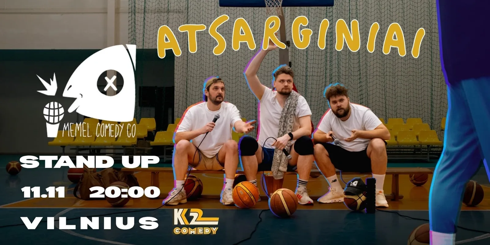 Запасные | Memel Comedy Co | Стендап-тур | Вильнюс 11.11, событие в Вильнюсе