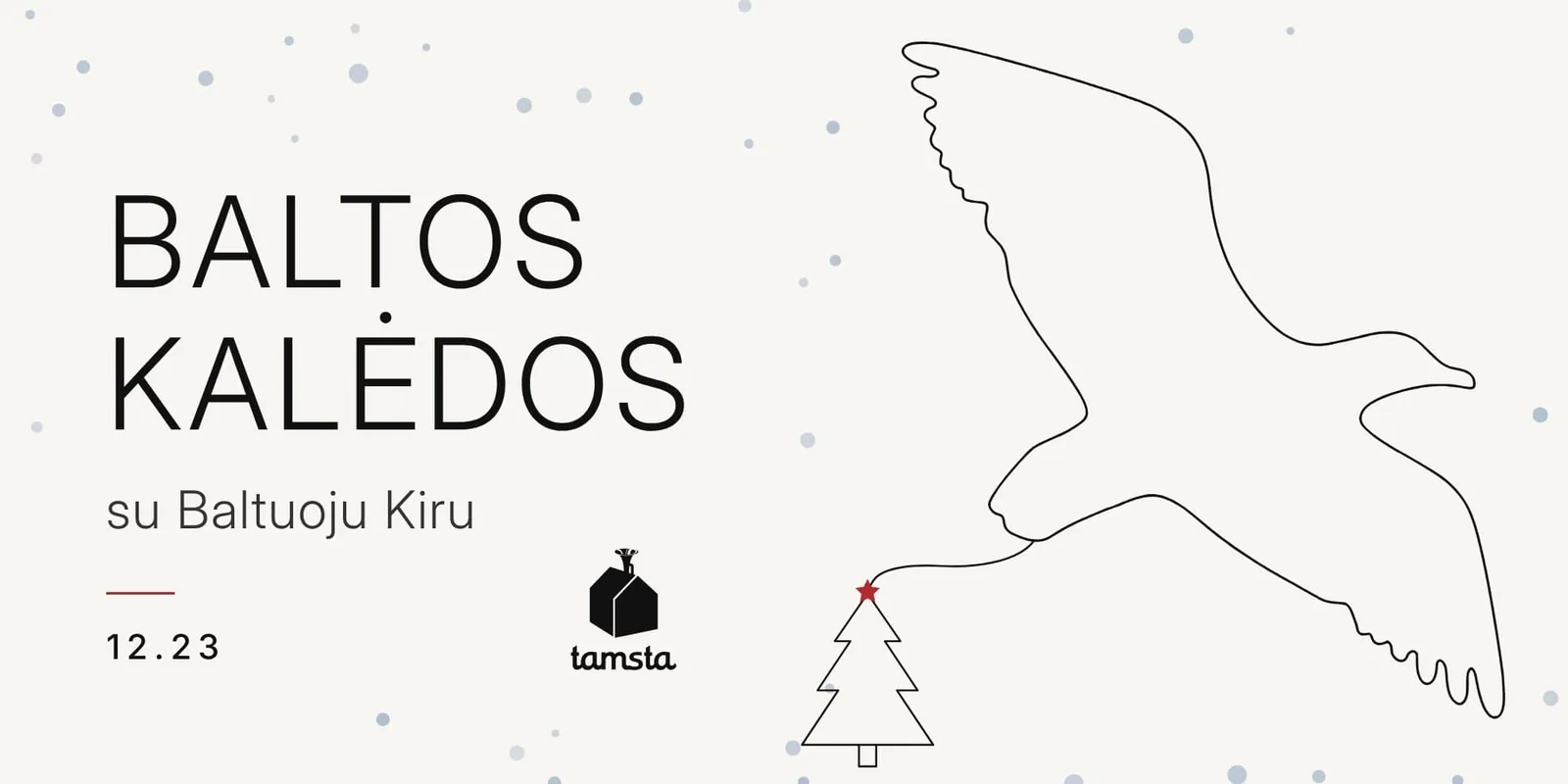 BALTOS KALĖDOS SU BALTUOJU KIRU | TAMSTA, renginys Vilniuje