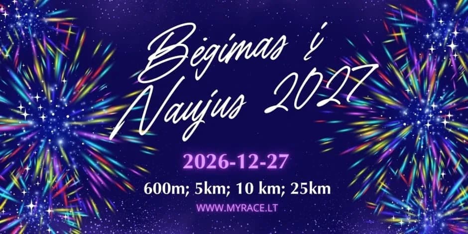 Новогодний забег 2027, событие в Вильнюсе
