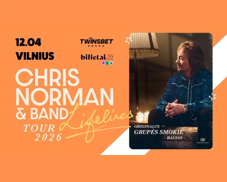 CHRIS NORMAN & BAND, событие в Вильнюсе