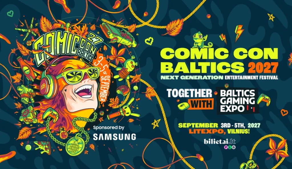 Comic Con Baltics 2027, событие в Вильнюсе