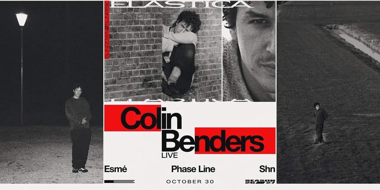 ELASTICA: COLIN BENDERS ❚ ESMĖ ❚ PHASE LINE ❚ SHN, событие в Вильнюсе