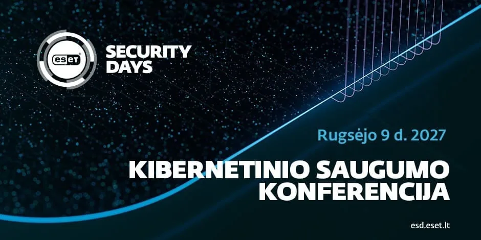 ESET Security Day 2027, событие в Вильнюсе