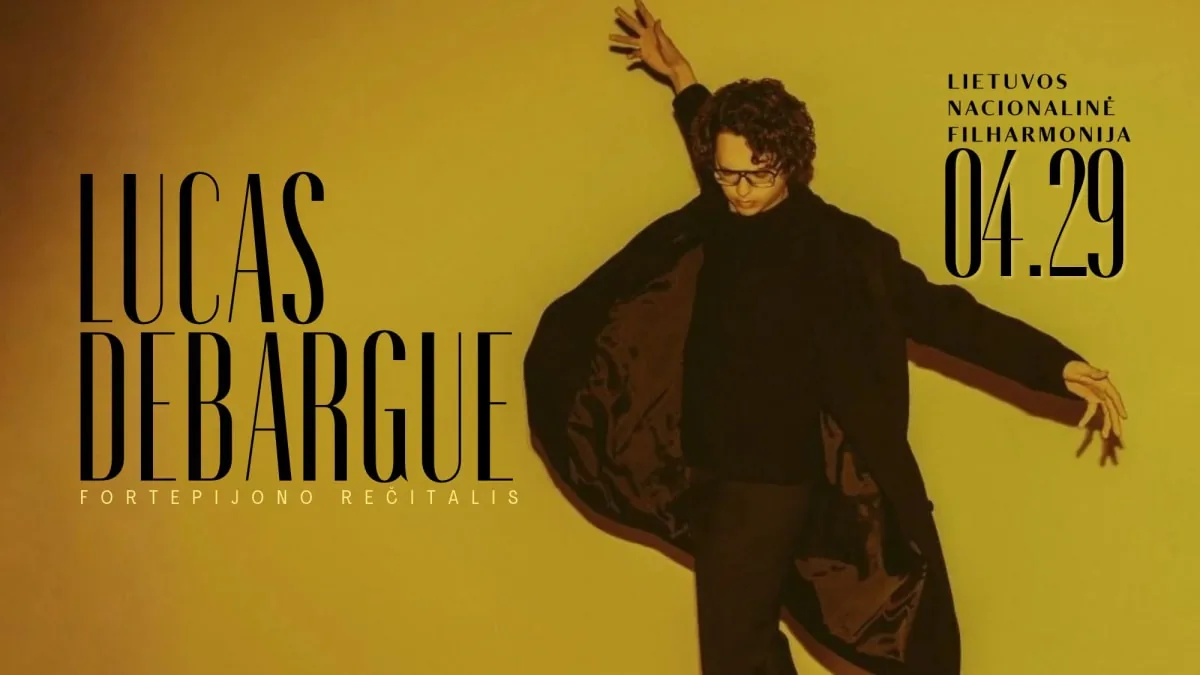 Fortepijono rečitalis. Lucas Debargue, renginys Vilniuje