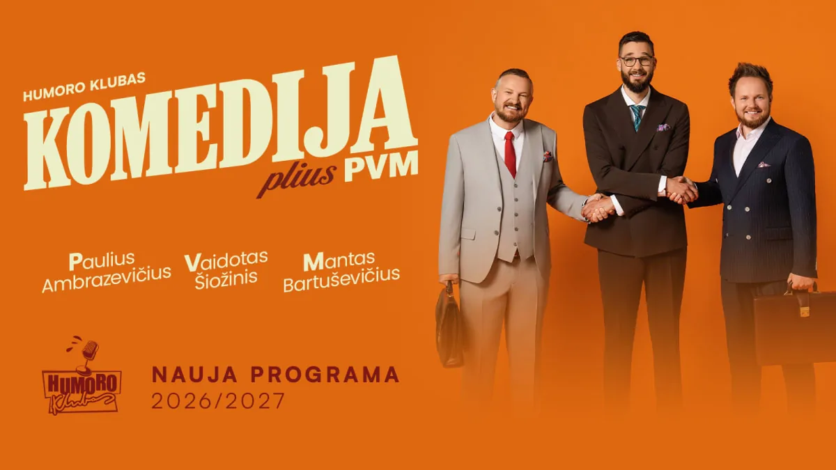 «Humoro klubas» с программой «Комедия плюс НДС», событие в Вильнюсе