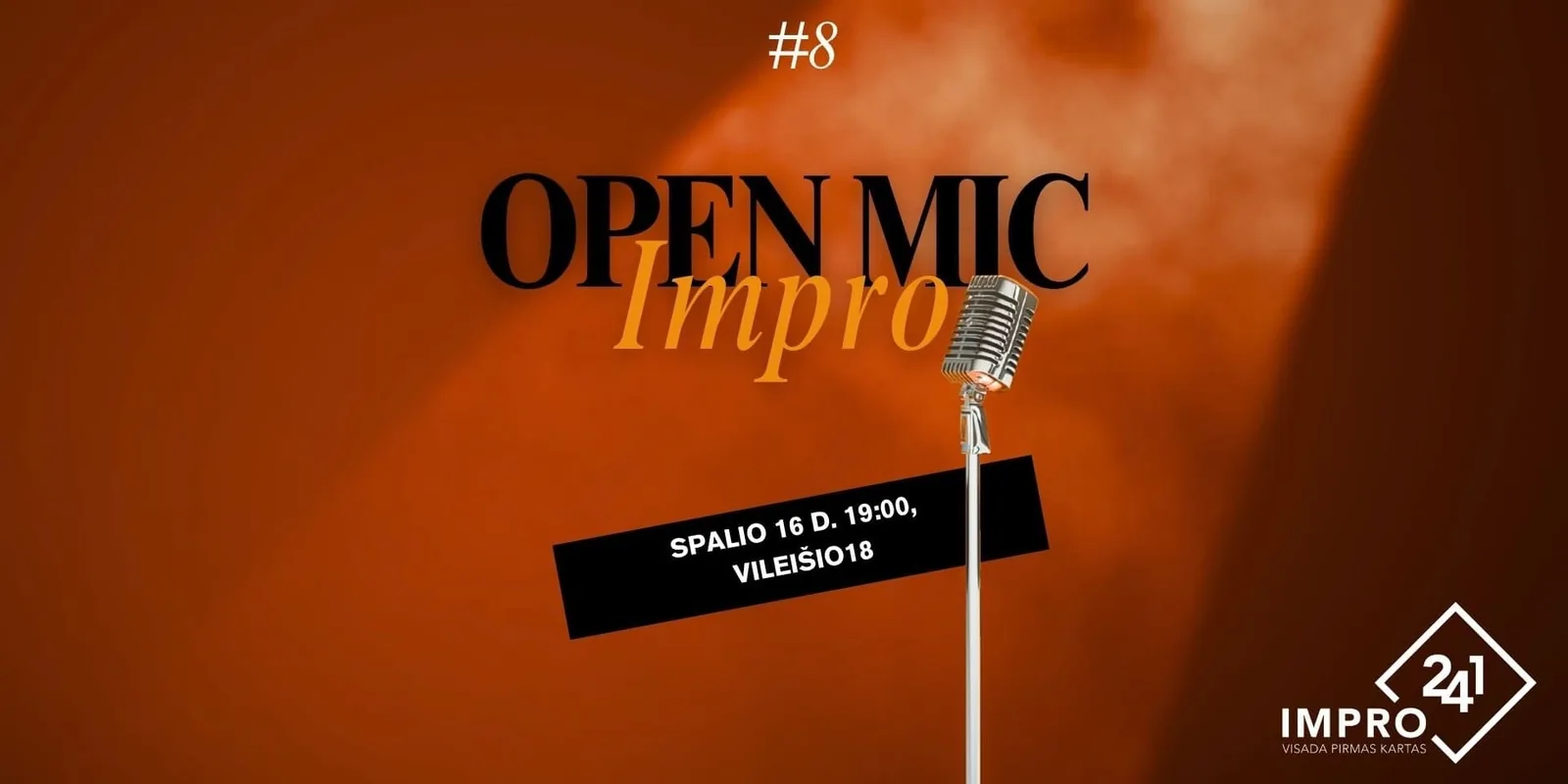 Impro241 — IMPRO OPEN MIC #8, событие в Вильнюсе