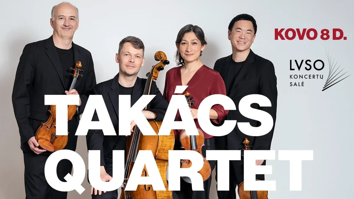 Исторический концерт TAKÁCS QUARTET в Литве, событие в Вильнюсе