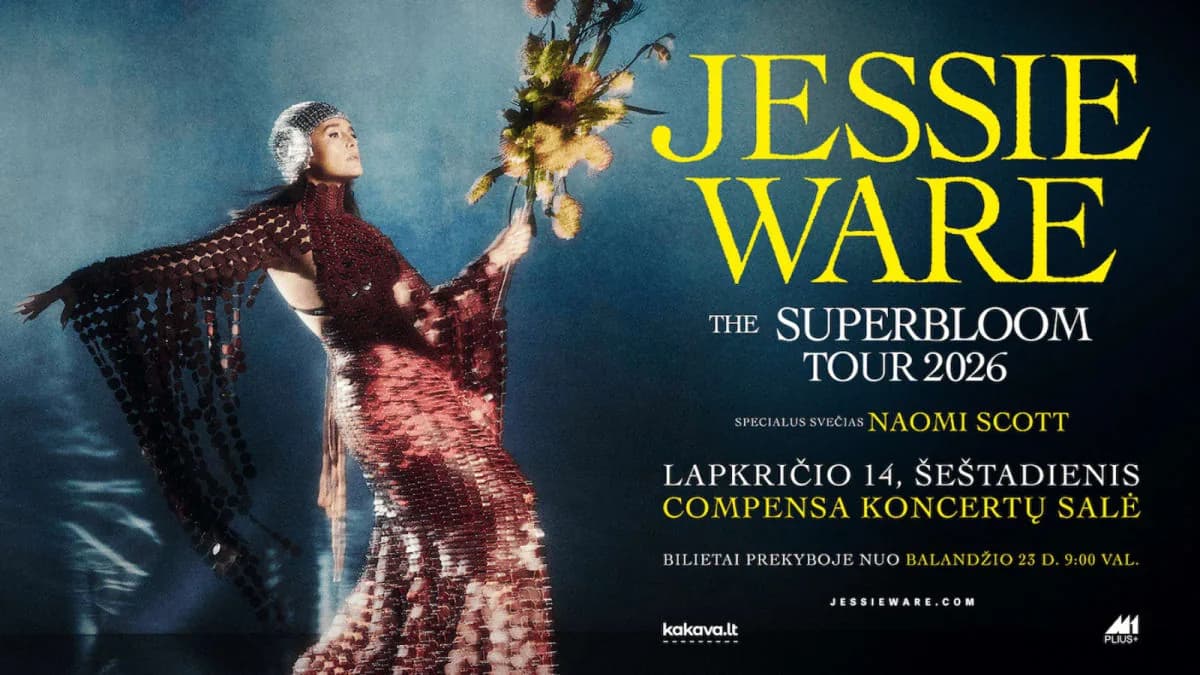Jessie Ware, событие в Вильнюсе