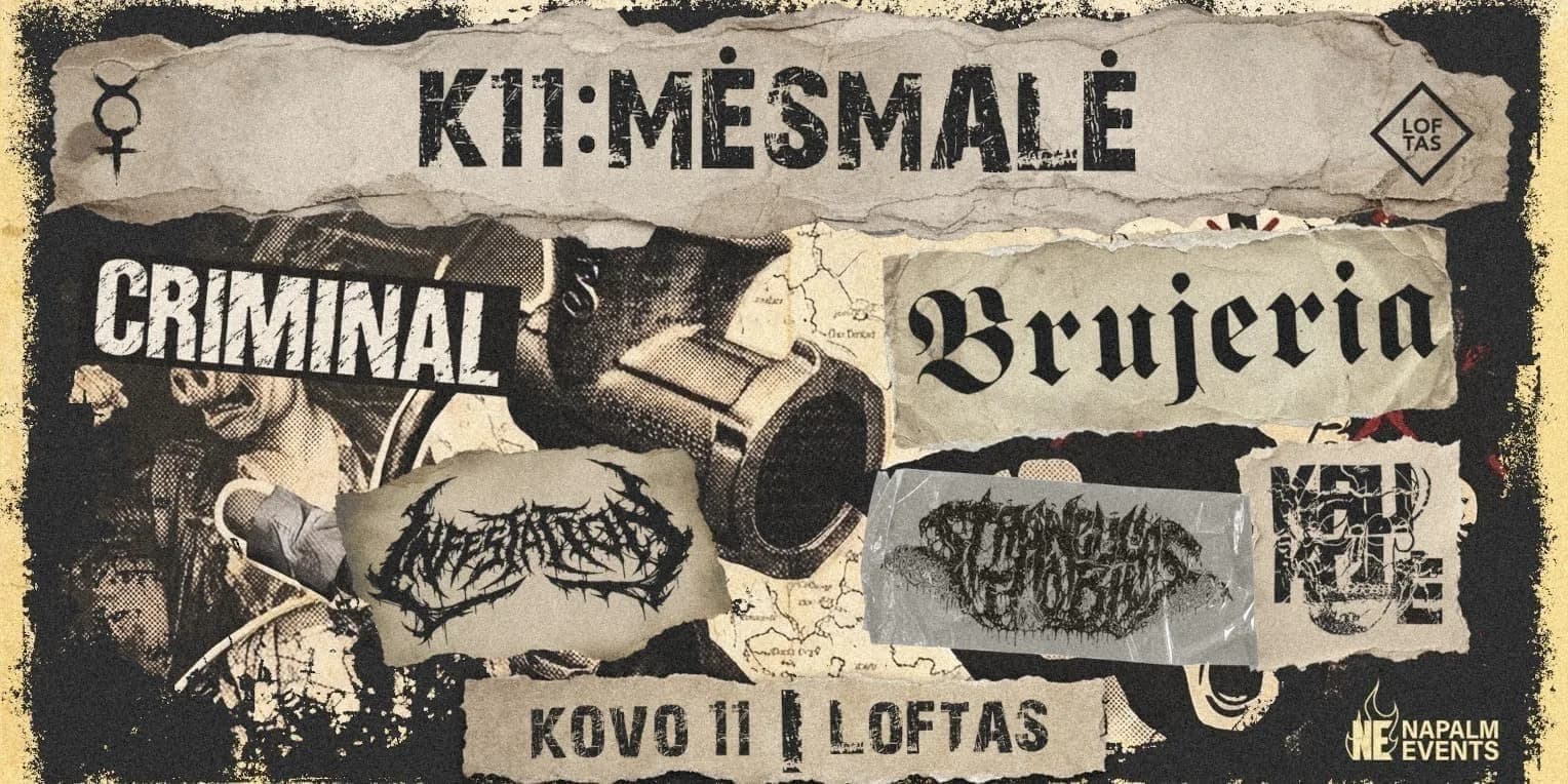 K11: МЯСОРУБКА // LOFTAS, событие в Вильнюсе