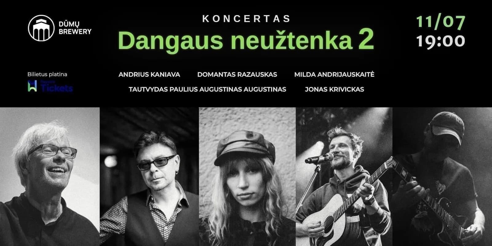 Концерт «Dangaus neužtenka 2», событие в Вильнюсе