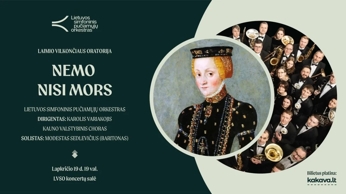 Оратория Лаймиса Вилькончюса «NEMO NISI MORS», событие в Вильнюсе