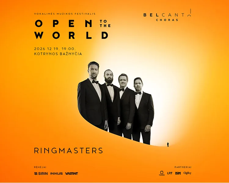 Open To The World '26: Рождество с Ringmasters, событие в Вильнюсе