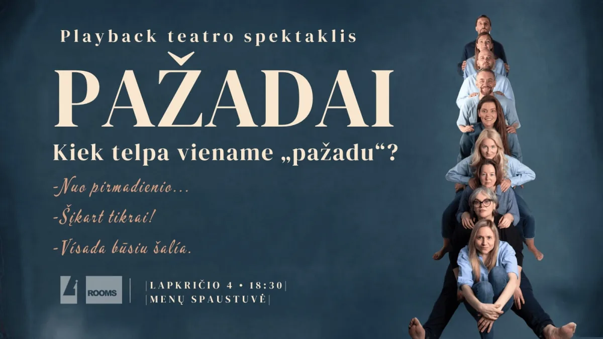 Playback-спектакль «Pažadai» («Обещания»), событие в Вильнюсе