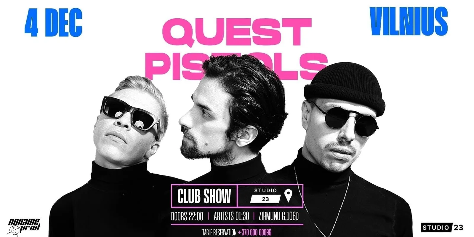 QUEST PISTOLS - ВИЛЬНЮС 4 декабря! (CLUB SHOW), событие в Вильнюсе