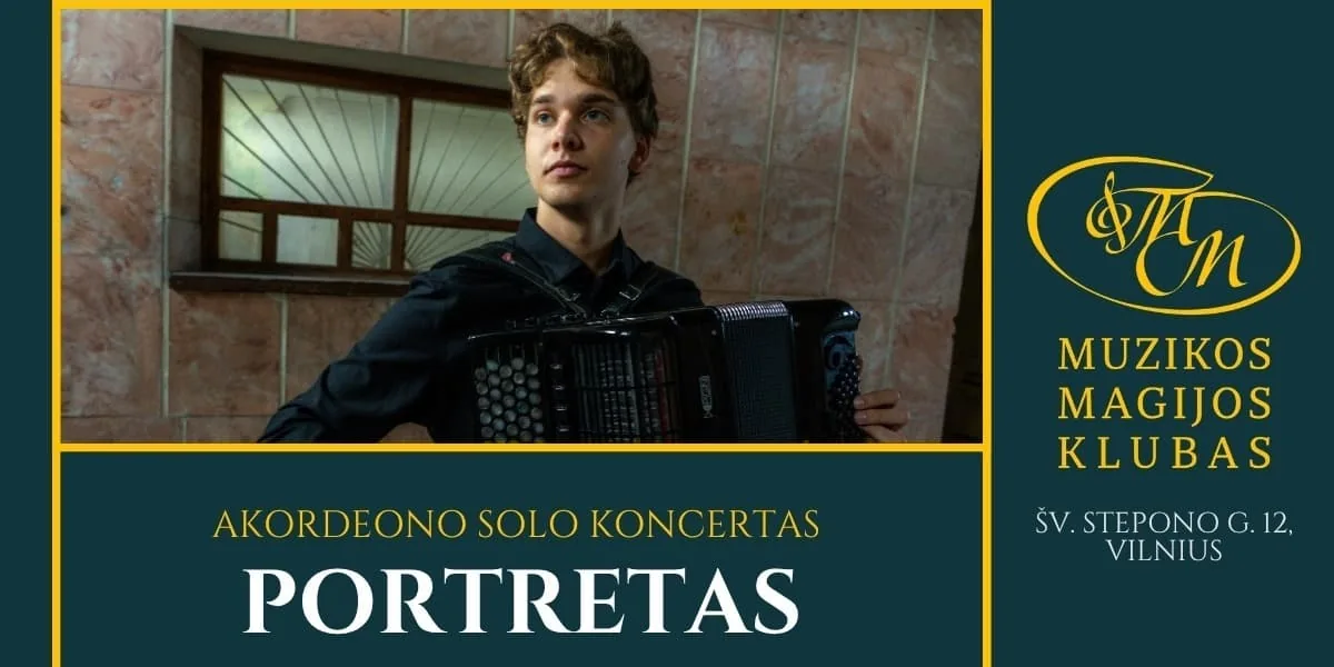 RE:TURN | «Portretas» (соло на аккордеоне), событие в Вильнюсе