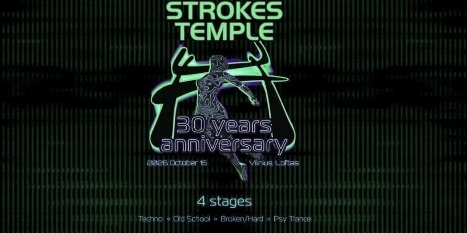 30-летие STROKES TEMPLE, событие в Вильнюсе