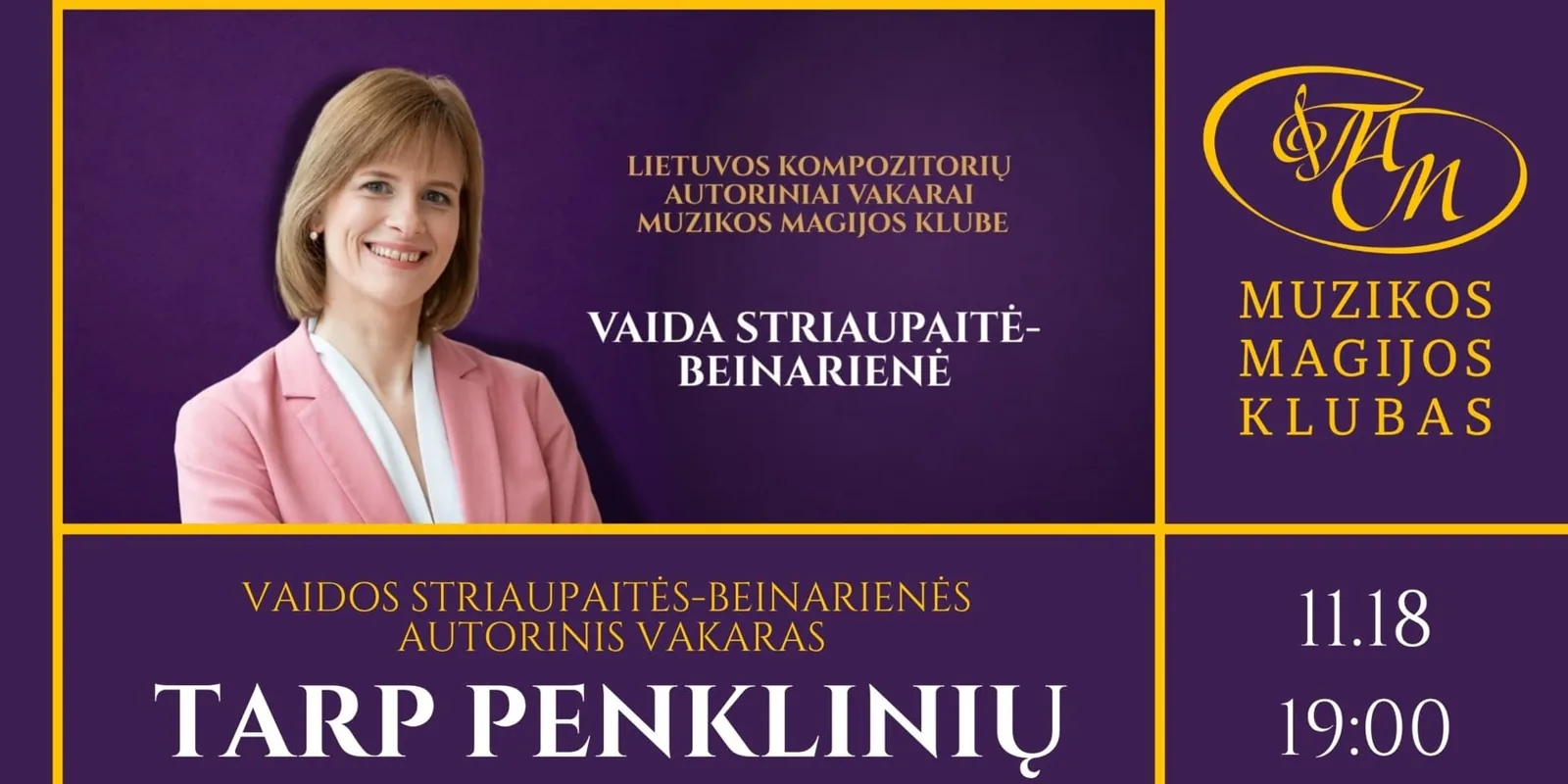 Вайда Стриаупайте-Бейнарене | Между нотными станами, событие в Вильнюсе