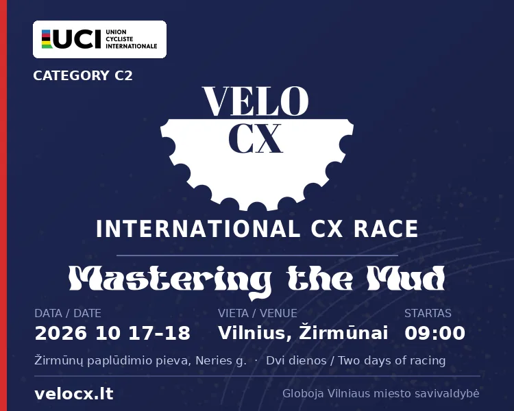 VeloCX International CX Race – День 1/День 2, событие в Вильнюсе