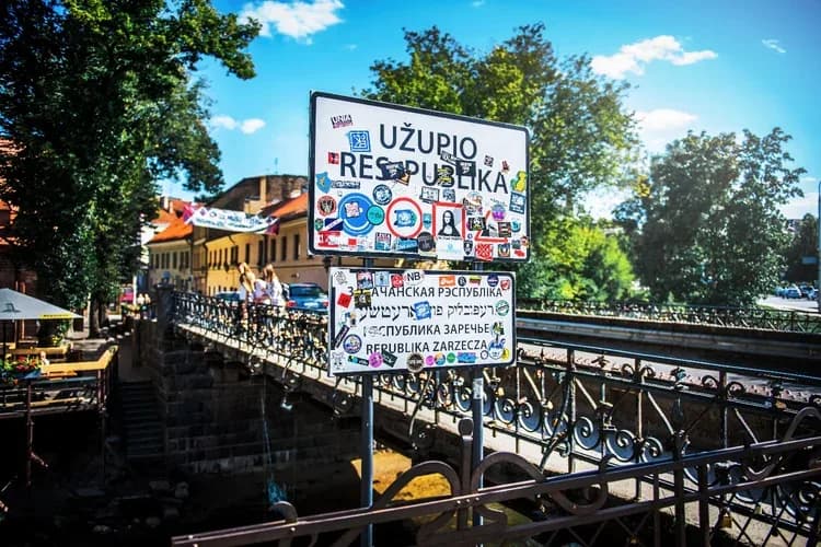 Dzielnica Užupis, atrakcja w Wilnie