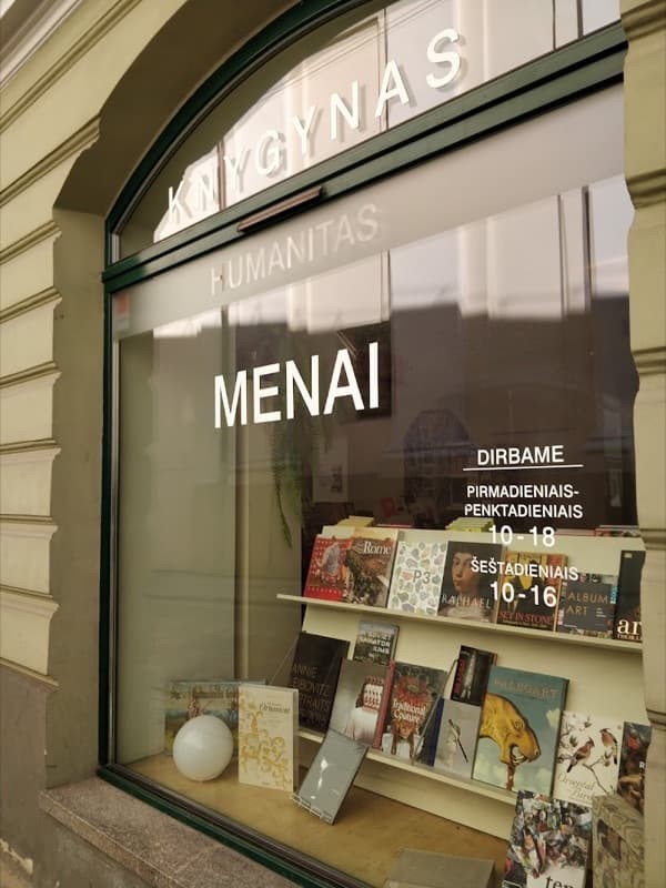 Humanitas, meno leidiniu knygynas, Parduotuvės Vilniuje