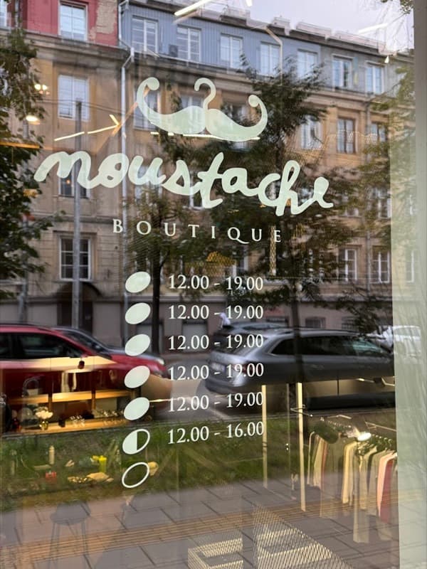 Moustache Boutique, sklep w Wilnie