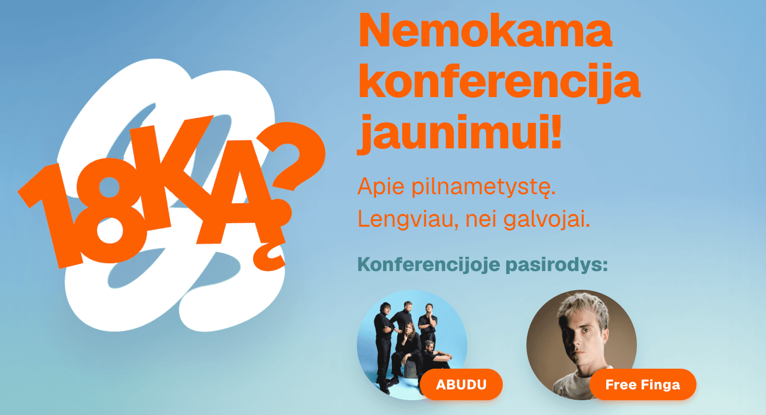 Vilniuje nemokamai koncertuos Free Finga ir „Abudu“ – paskelbta data ir vieta, Vilniaus naujienos