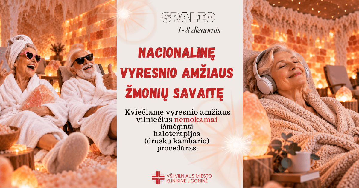 Vilniečiams nuo 60 metų – nemokamos procedūros: registracija prasideda pirmadienį, Vilniaus naujienos