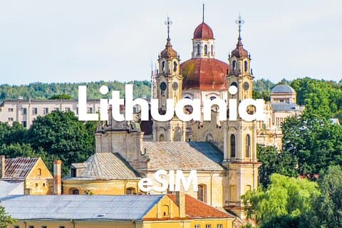 Вильнюс: eSIM для передачи данных от 0,5 ГБ в день до 50 ГБ на 30 дней, pramoga Vilniuje