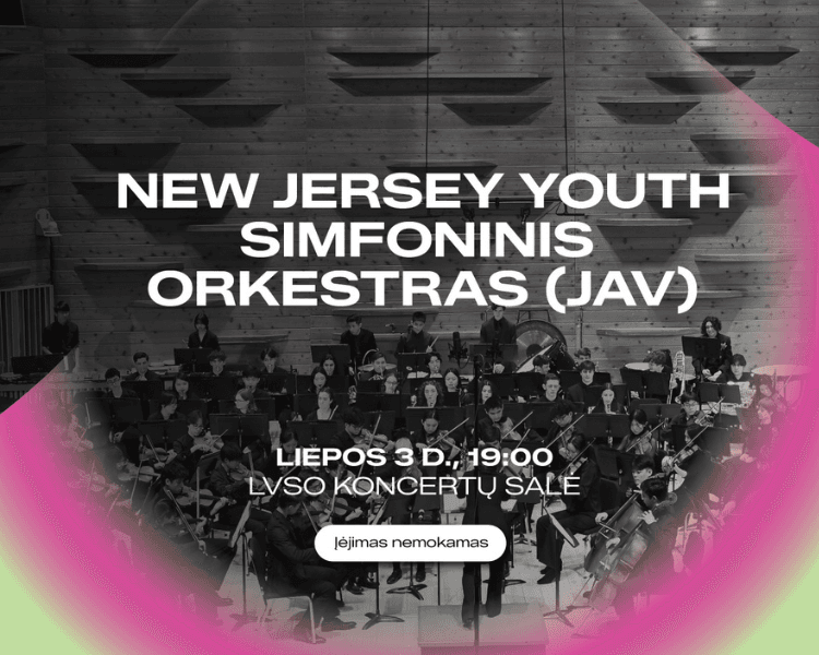 New Jersey Symphony Orchestra | FREE, event in Vilnius