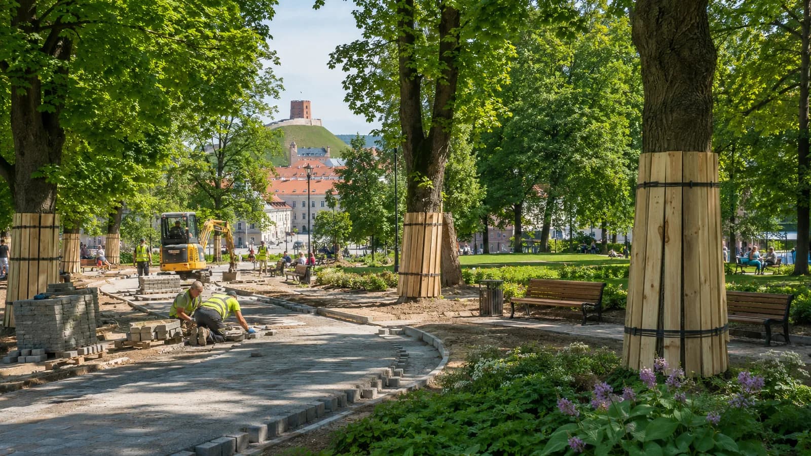 Sereikiškių parke prasidėjo atnaujinimo darbai | VisitVilnius.lt
