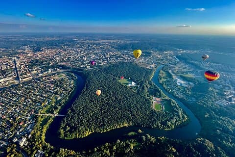 Hot Air Balloon Flight over Vilnius or Trakai, pramoga Vilniuje