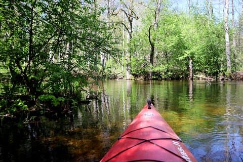 Excursion de 5 jours en kayak libre dans le parc national Aukstaitija, pramoga Vilniuje