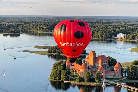 Vol privé en montgolfière au-dessus de Vilnius ou Trakai, pramoga Vilniuje