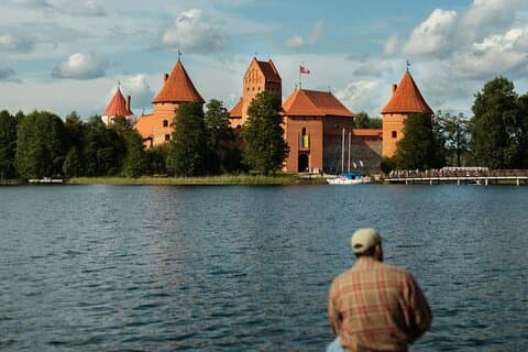 Visite de Jim de Vilnius à Trakai et Colline des Anges, pramoga Vilniuje