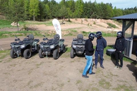 Przygoda na safari quadami koło Wilna, pramoga Vilniuje