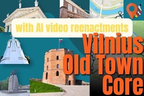 Self-Guided Audio Tour of Vilnius Old Town Core, pramoga Vilniuje